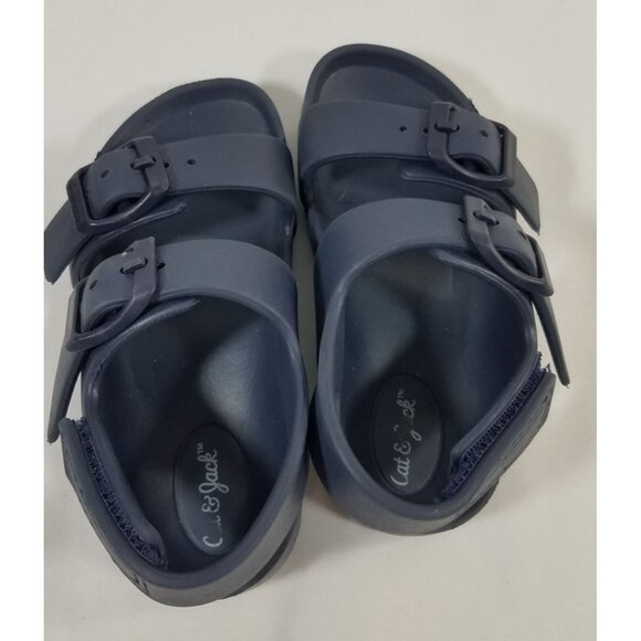 Skechers Kids Flex-Glow Bolt Light-Up Sneakers & Cat & Jack Navy Sandals Size 7 - Picture 11 of 12